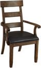 A-America® Ozark Mango Upholstered Dining Arm Chair-0