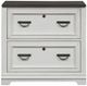 Liberty Furniture Allyson Park Charcoal/Wire Brushed White Bunching Lateral File Cabinet-0