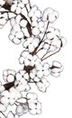 A & B Home Cotton Flower Wreath-1