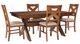 Powell® Kraven 5-Piece Dark Hazelnut Dining Set-0