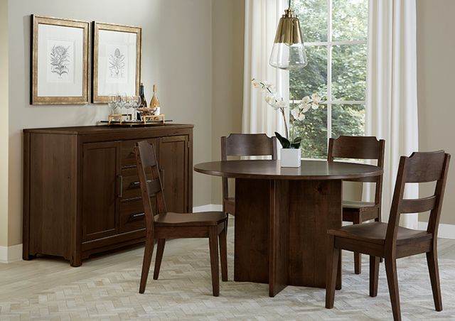 Artisan & Post by Vaughan-Bassett Crafted Cherry by Ben & Erin Napier Dark Cherry 60" Round Table-1