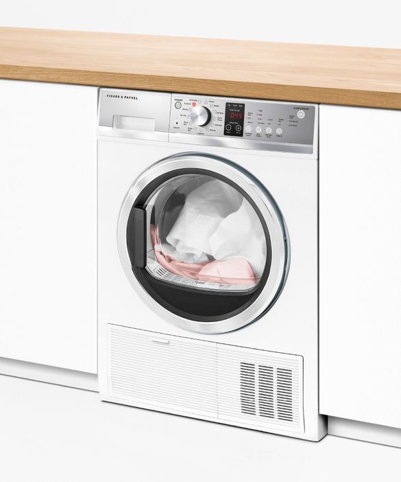 Fisher & Paykel Series 5 4.0 Cu. Ft. White Ventless Electric Dryer-2