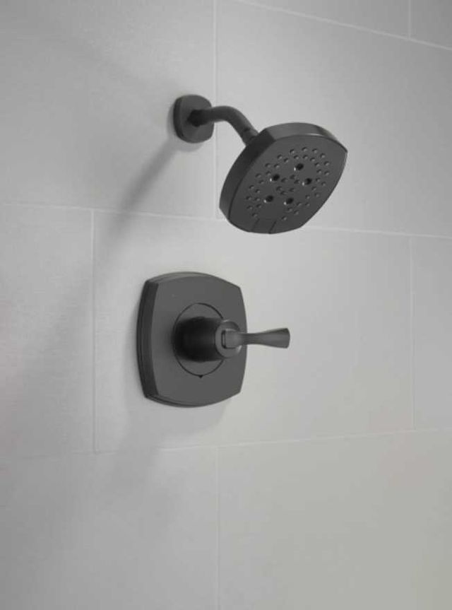 Delta Stryke® 14 Series Matte Black 7" Shower Only-1
