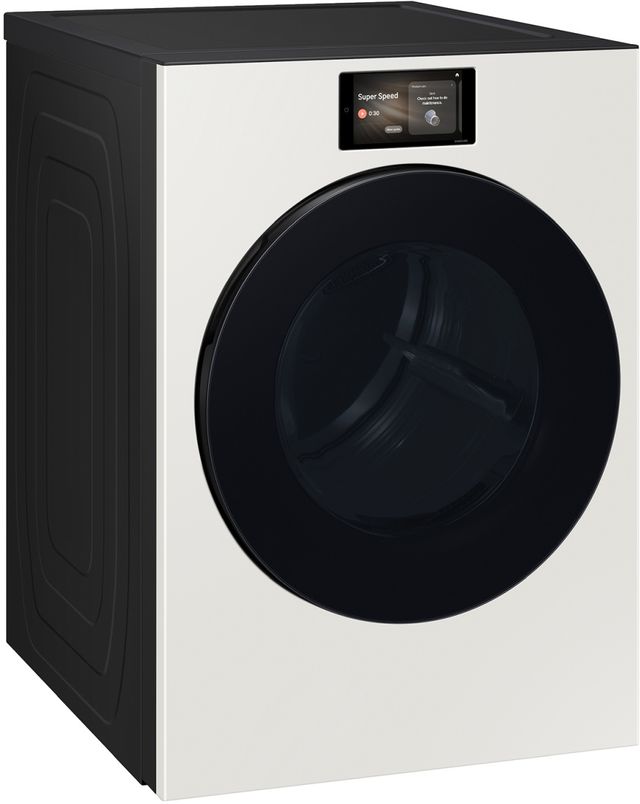 Samsung Bespoke AI 7.6 Cu. Ft. Ivory Front Load Gas Dryer with AI Home & AI Optimal Dry+-2