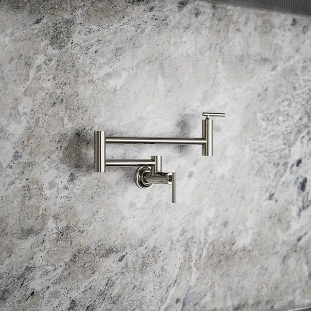 KOHLER® Vibrant Polished Nickel Wall-Mount Pot Filler-1