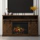 Legends Home Farmhouse Aged Whiskey 66" Fireplace Console-1