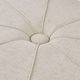 Olliix by Madison Park Cream Ferris Oval Ottoman-4