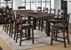 A-America® Mariposa Warm Gray Ladder Back Bar Stool-1