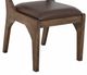 International Furniture Direct Zaphiro Brown/Lacquer Brown Upholstered Dining Side Chair-1