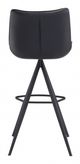 Zuo® Aki Black Set of 2 Bar Chairs-4