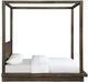 Modus Furniture Melbourne Dark Pine Full Canopy Bed-3