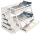 Furniture of America® Ellington White Twin/Full Bunk Bed-0