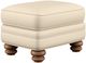 Flexsteel® Customizable Bay Bridge Leather Ottoman-0