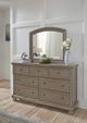 Signature Design by Ashley® Lettner Light Gray Dresser and Mirror-4