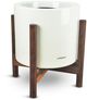 Le Present Century White 18" Planter-0