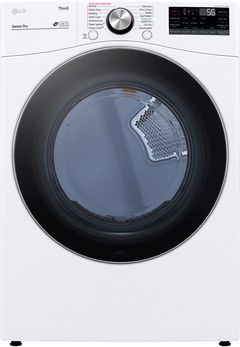 LG 7.4 Cu. Ft. White Front Load Electric Dryer