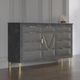 New Classic® Home Furnishings Symmetry Charcoal Dresser-1