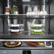 ZLINE Autograph Edition 30" 16.1 Cu. Ft. Stainless Steel Built-In Bottom Freezer Refrigerator with Water Dispenser and Ice Maker with Graphite Gray Interior and Champagne Bronze Helix Handles-5