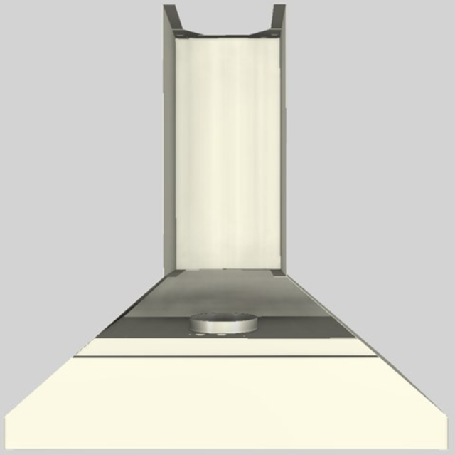 Vent-A-Hood® 36" Biscuit Wall Mounted Range Hood-3