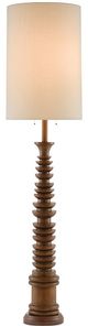 Currey & Company Malayan Natural Floor Lamp-0