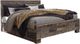 Benchcraft® Derekson Multi Gray King Panel Bed with 2 Side Storage-0