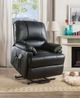 ACME Furniture Ixora Black Recliner with Power Lift and Massage-1