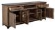 International Furniture Direct Natural Parota Rich Brown TV Stand-3