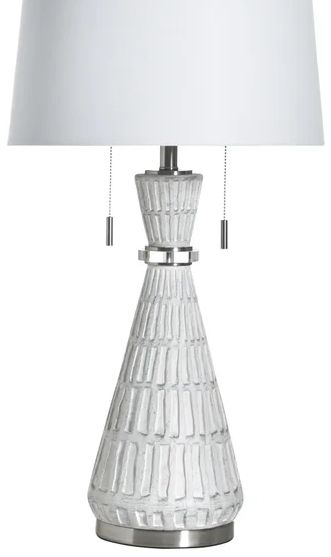 Stylecraft Egaleo Silver Table Lamp-1