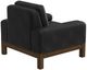 International Furniture Direct Sedona Black/Lacquer Caramel Accent Chair-2