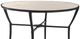 Century® Andalusia Stone Top Round Dining Table with Iron Base-1