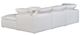 Moe's Home Collection Terra Condo Lounge 4-Piece Cream White L-Shaped Modular Sectional and Ottoman-1