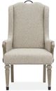 Magnussen Home® Marisol Fawn Upholstered Host Dining Arm Chair-1