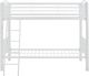Powell® Heavy White Twin/Twin Metal Bunk Bed-3