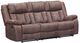 Albany Industries Lux Brown Manual Reclining Sofa-0