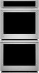 Monogram® Statement Collection 27" Stainless Steel Electric Built In Double Wall Oven-2