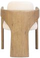 Four Hands Woltz Crypton Wayfarer Snow/Drifted Oak Dining Chair-4