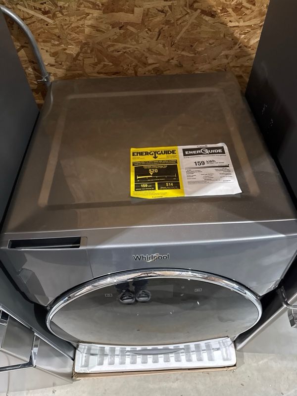 Clearance Whirlpool® 5.0 Cu. Ft. Chrome Shadow Front Load Washer-1