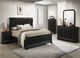Lifestyle 0393A Antique Black Full Panel Bed-1