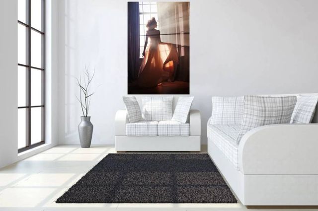 Classy Art Rays of a Woman Wall Art-3