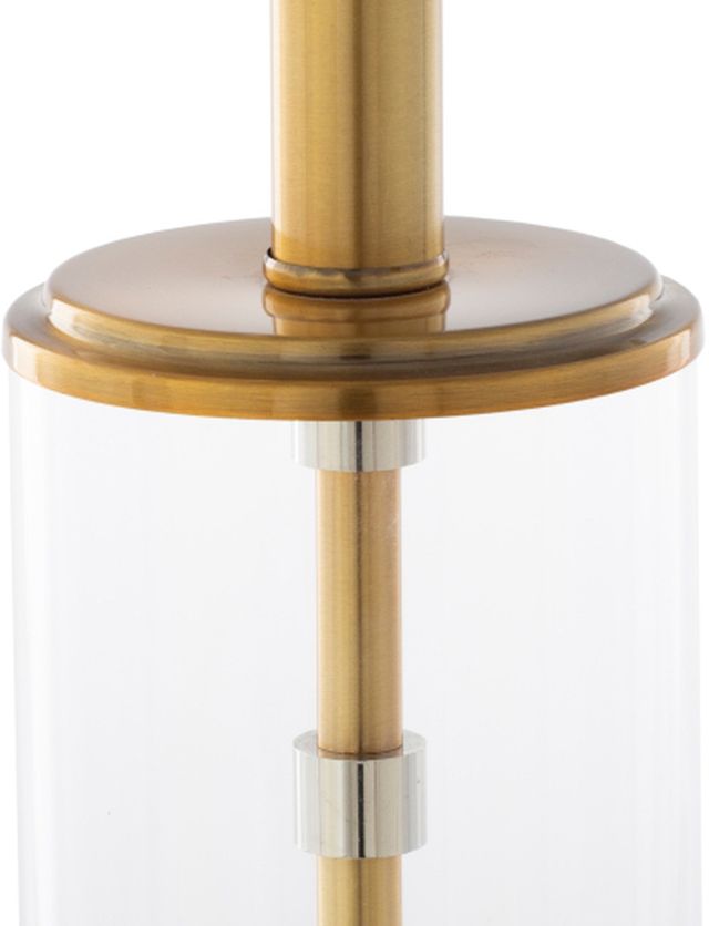 Surya Perdida Brass Two-Toned/White Lamp-3