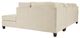 Signature Design by Ashley® Abinger 2-Piece Natural Right Arm Facing Sectional and Chaise-2