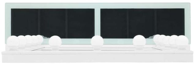 Global Furniture USA Ella 3-Piece White Vanity Set with Speaker-3