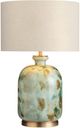 Crestview Collection Ember Green Table Lamp with Gold Accent-3