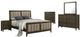 Coaster® Wilkes 5-Piece Brown/Dark Cocoa California King Panel Bedroom Set-0