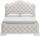 Signature Design by Ashley® Arlendyne Antique White King Upholstered Panel Bed-2