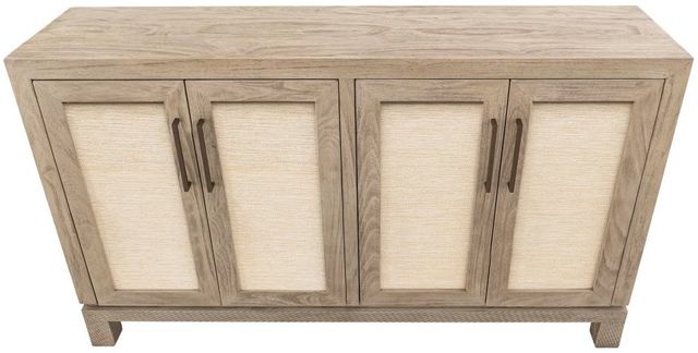 International Furniture Direct Solara White Console-4
