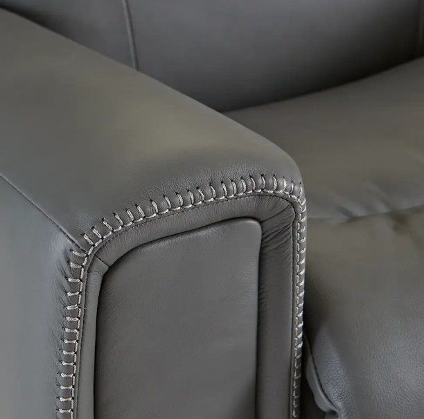 La-Z-Boy® Apollo Smoke Power Rocking Recliner with Headrest and Lumbar-4