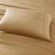 Olliix by Madison Park 600 Thread Count Gold Split King 100% Pima Cotton Sheet Set-2