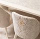 Michael Amini® Lisbon Silken Matte Cream Dining Side Chair-1