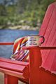 C.R. Plastics Generation Line Red Classic Adirondack Outdoor Chair-1